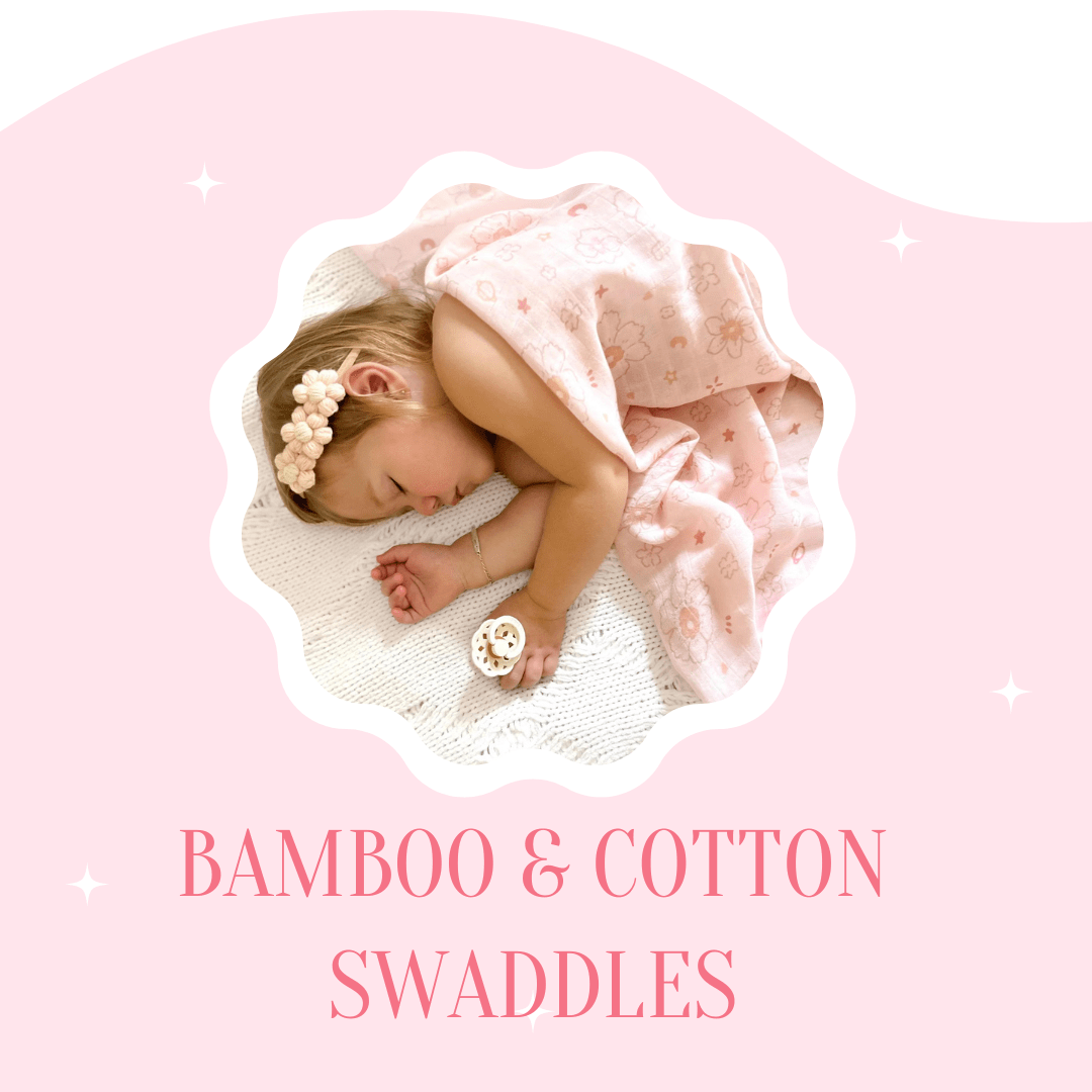 Bamboo & Cotton Swaddles - Silver Designs Co