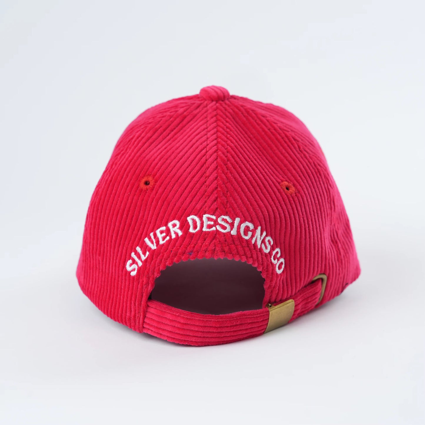 Red Corduroy Kids Cap