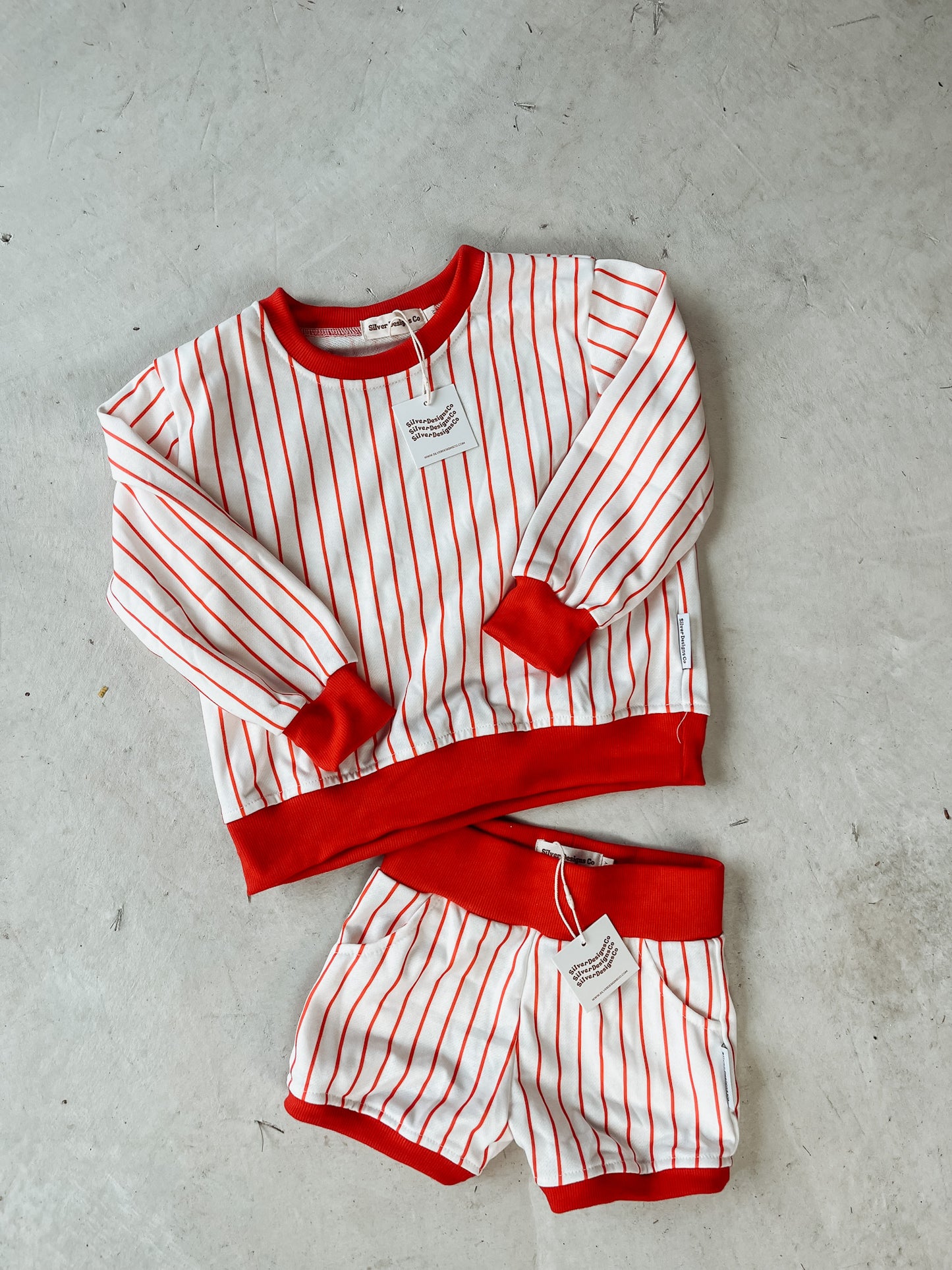 Red Liquorice Oversized Lounge Set