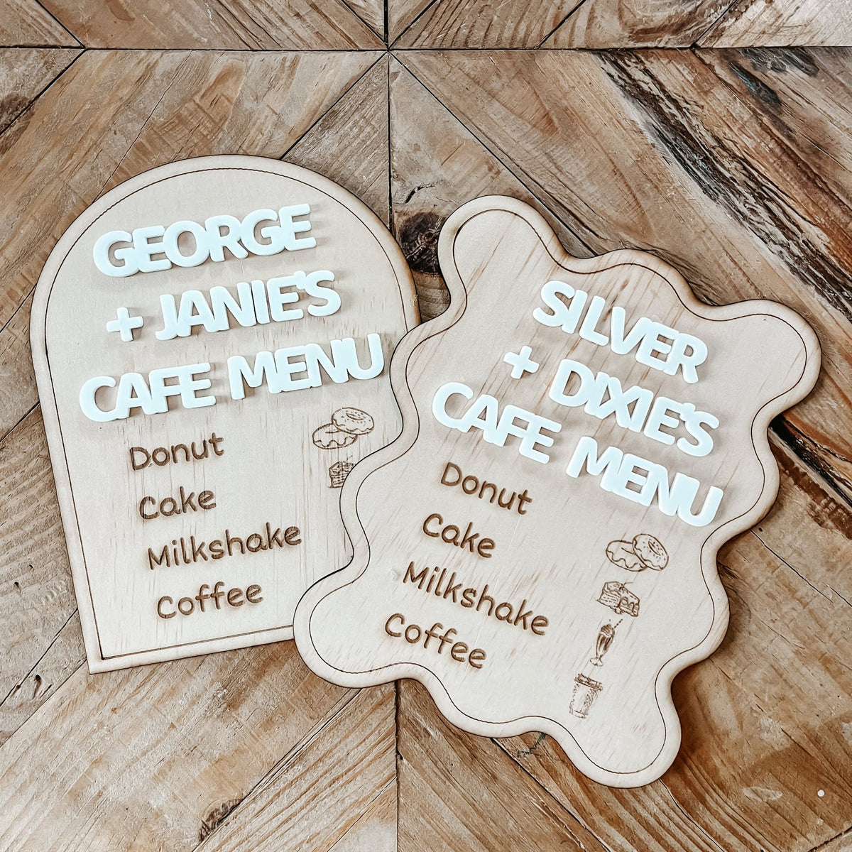 Discover the Imaginative Acrylic Cafe Menu