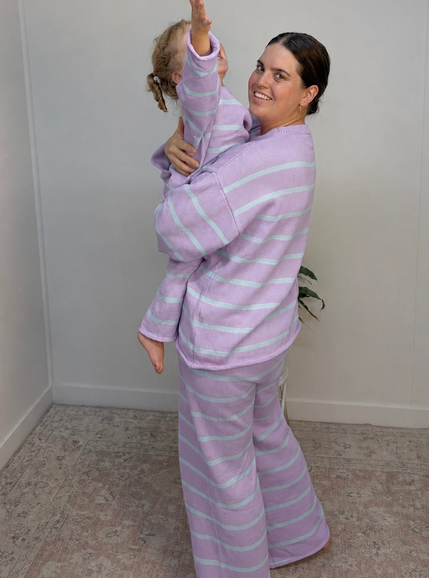 Women’s Periwinkle Knit Pullover
