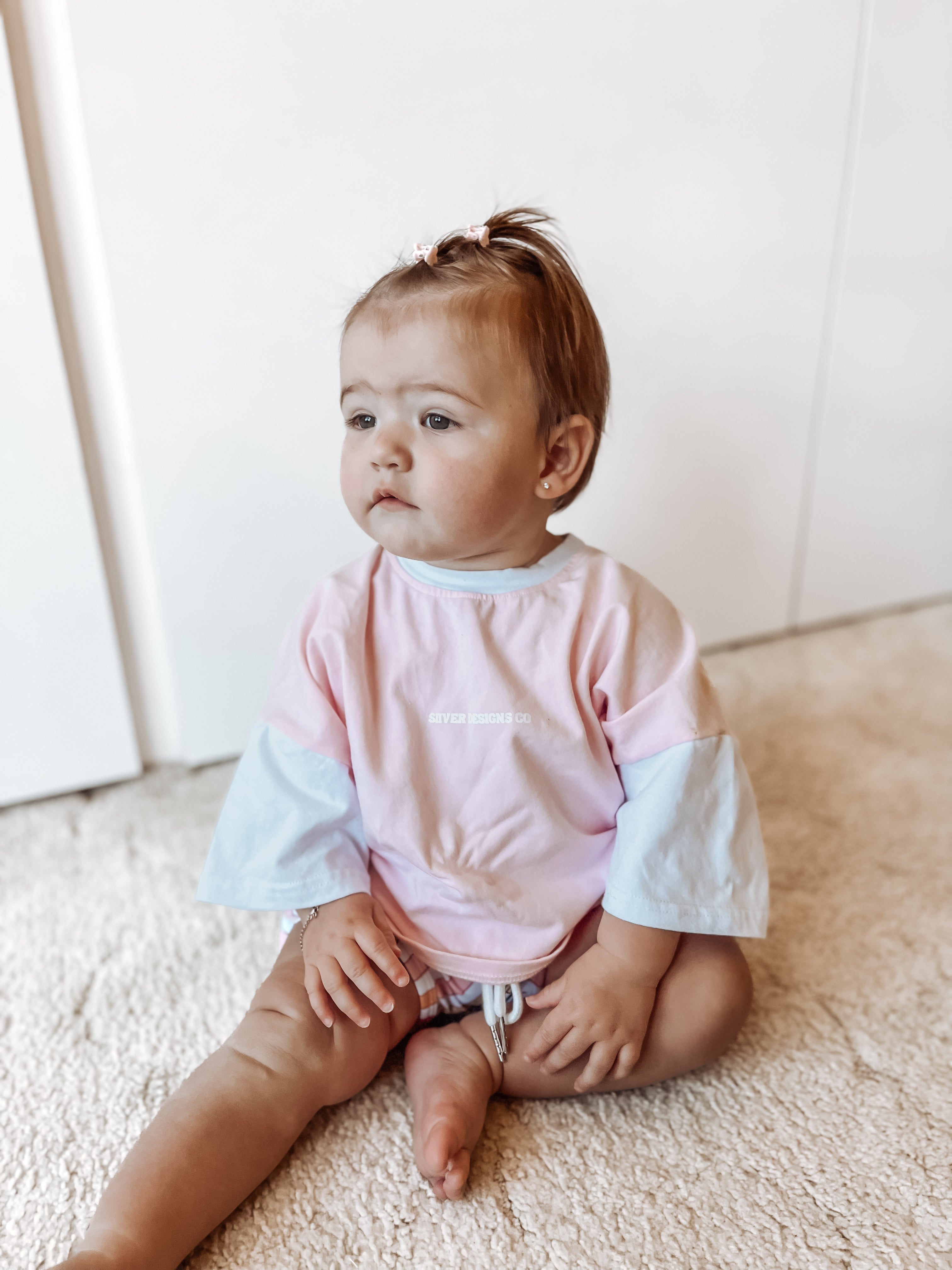 Unisex Pink Oversized Boxy Tee