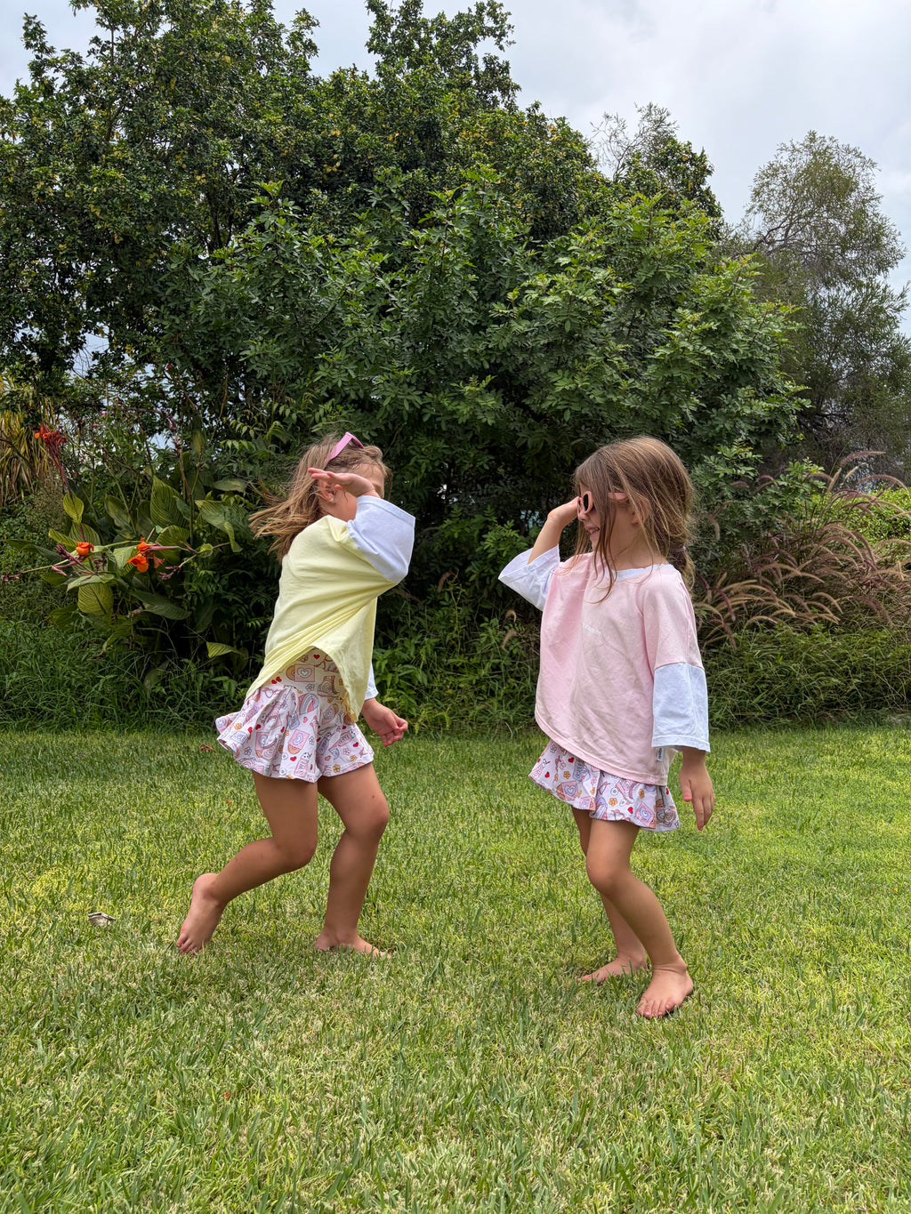 Unisex Pink Oversized Boxy Tee