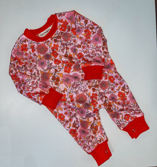 Pink Floral Lounge Suit