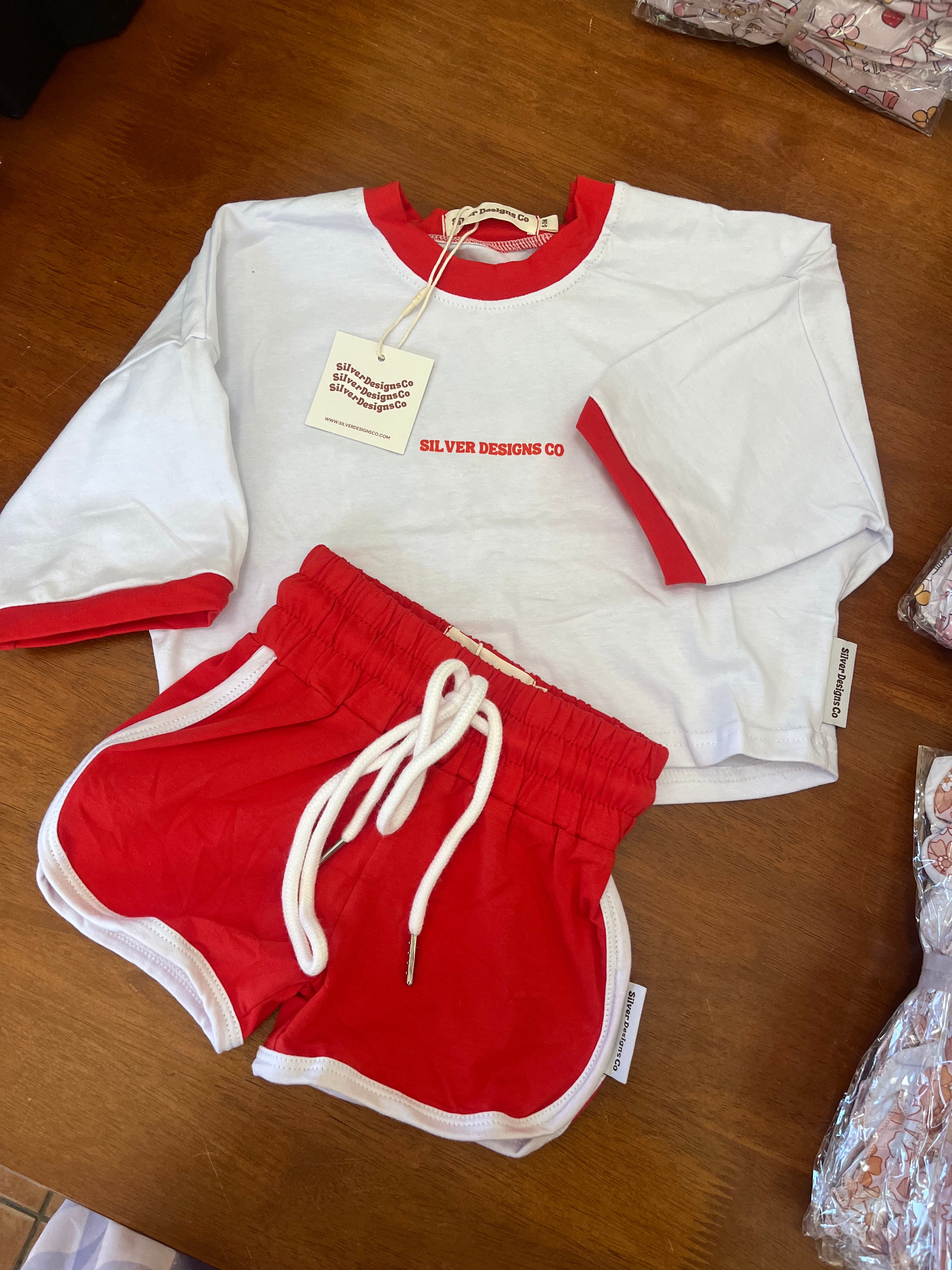 Ryan Red Shorts