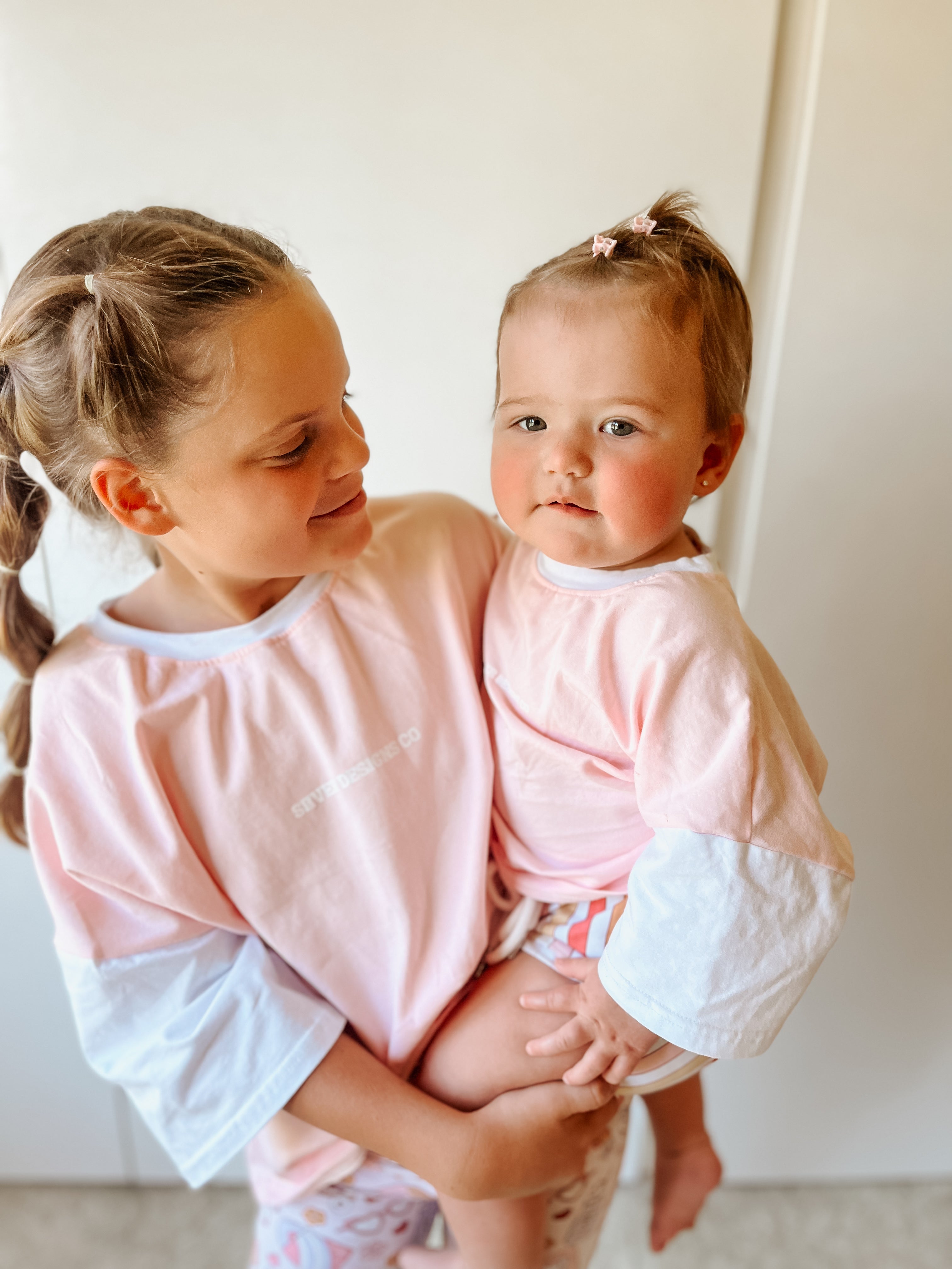 Unisex Pink Oversized Boxy Tee
