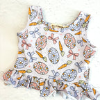 Elodie Easter Peplum Crop Top