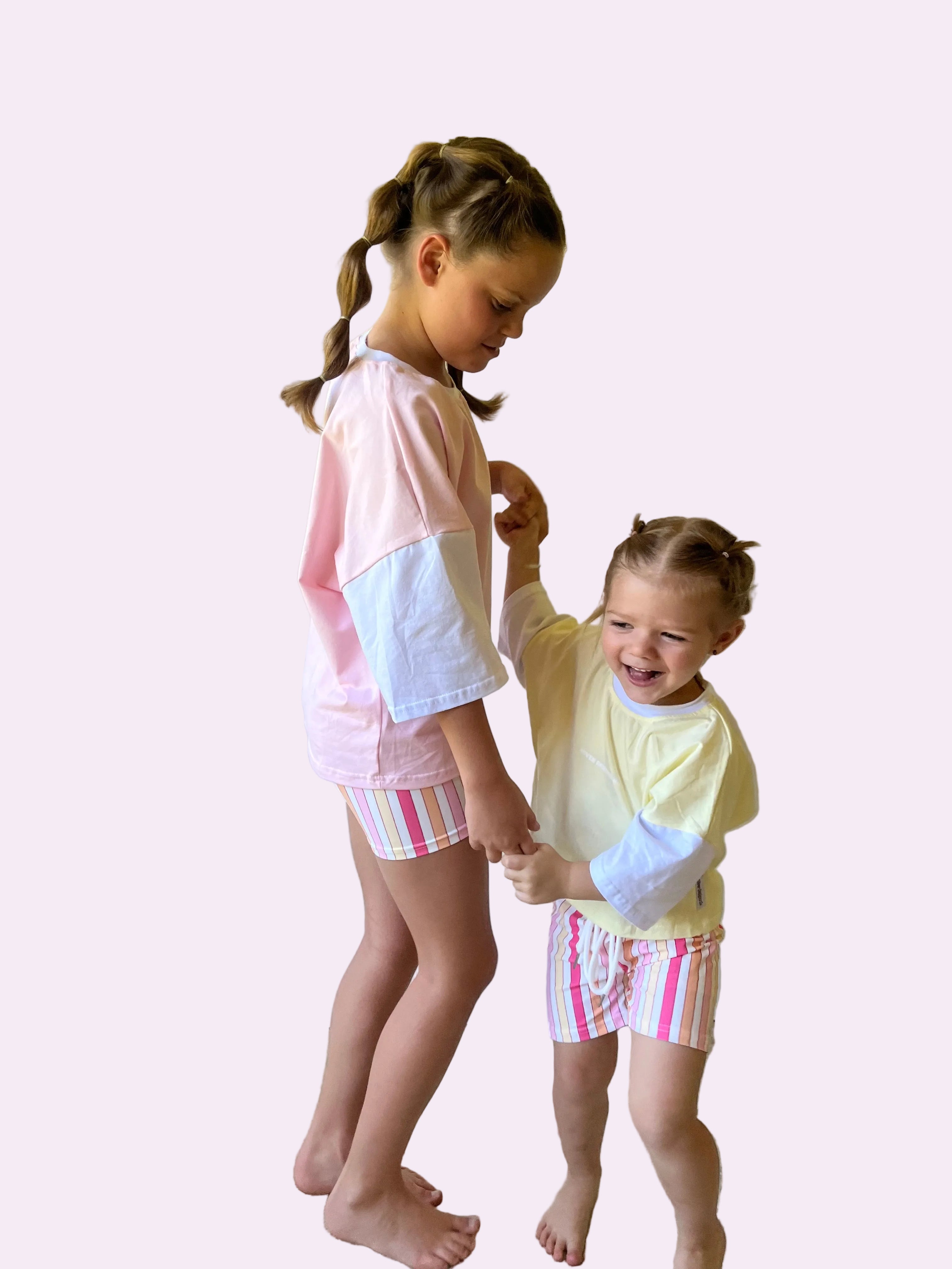 Unisex Yellow Oversized Boxy Tee