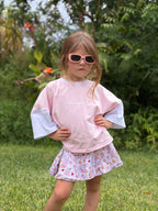 Unisex Pink Oversized Boxy Tee