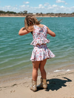 Coastal Cowgirl Peplum Crop Top