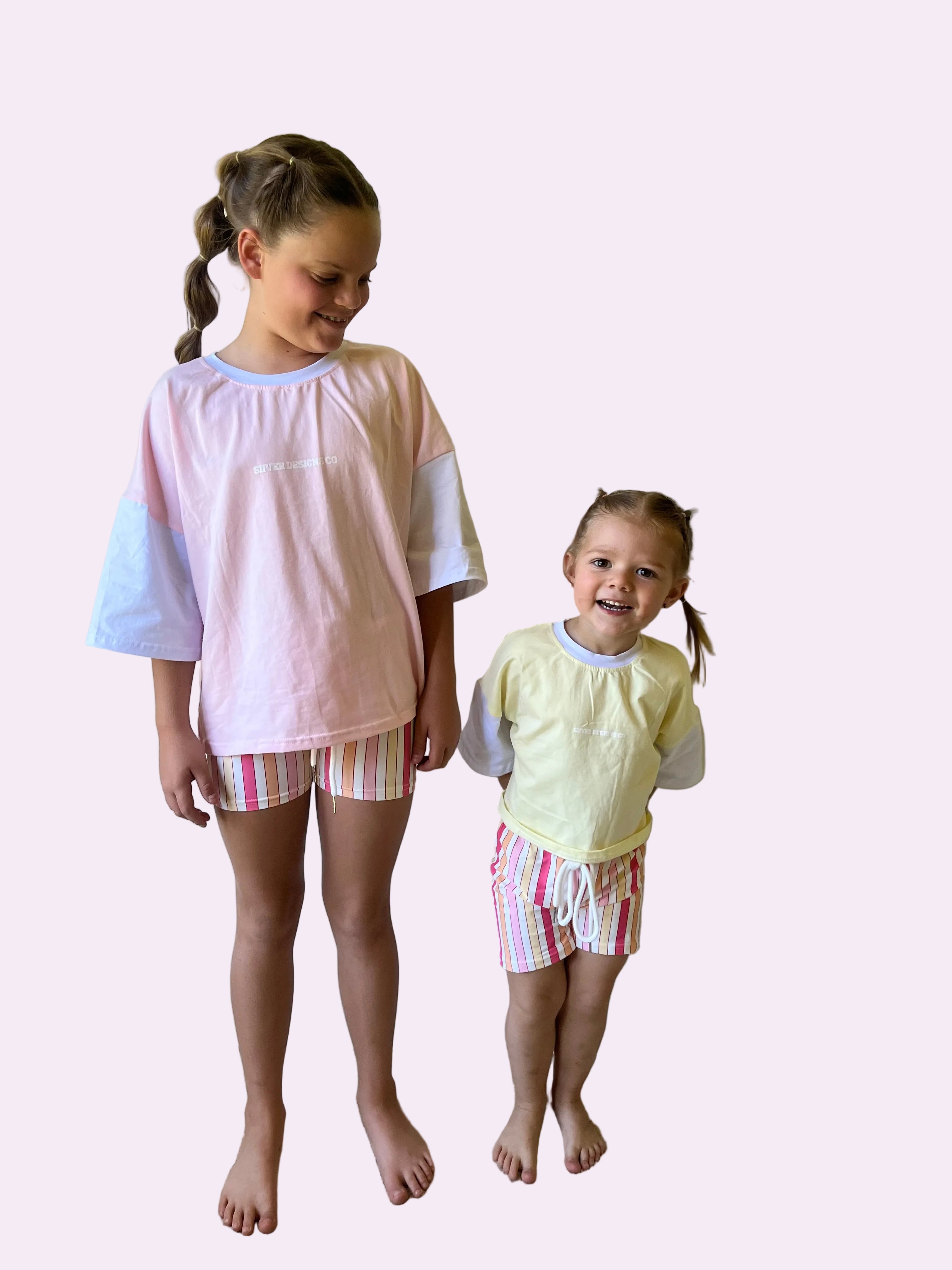 Unisex Yellow Oversized Boxy Tee