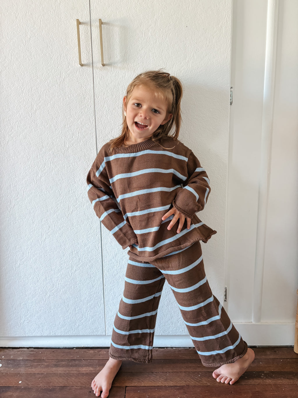 Teddy Sky Knit Set