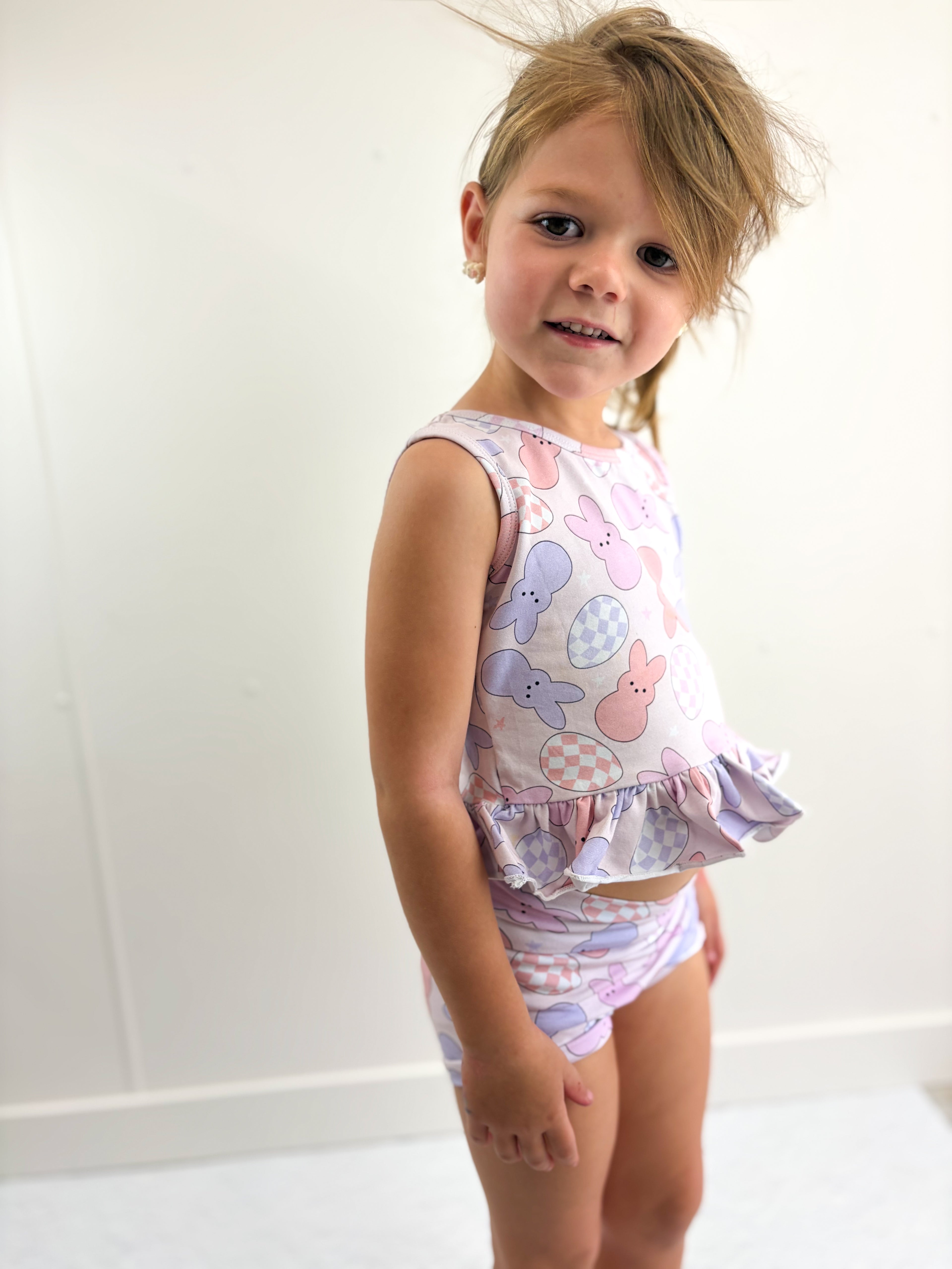 Belle Easter Peplum Top