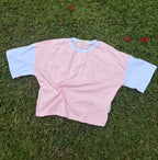 Unisex Pink Oversized Boxy Tee
