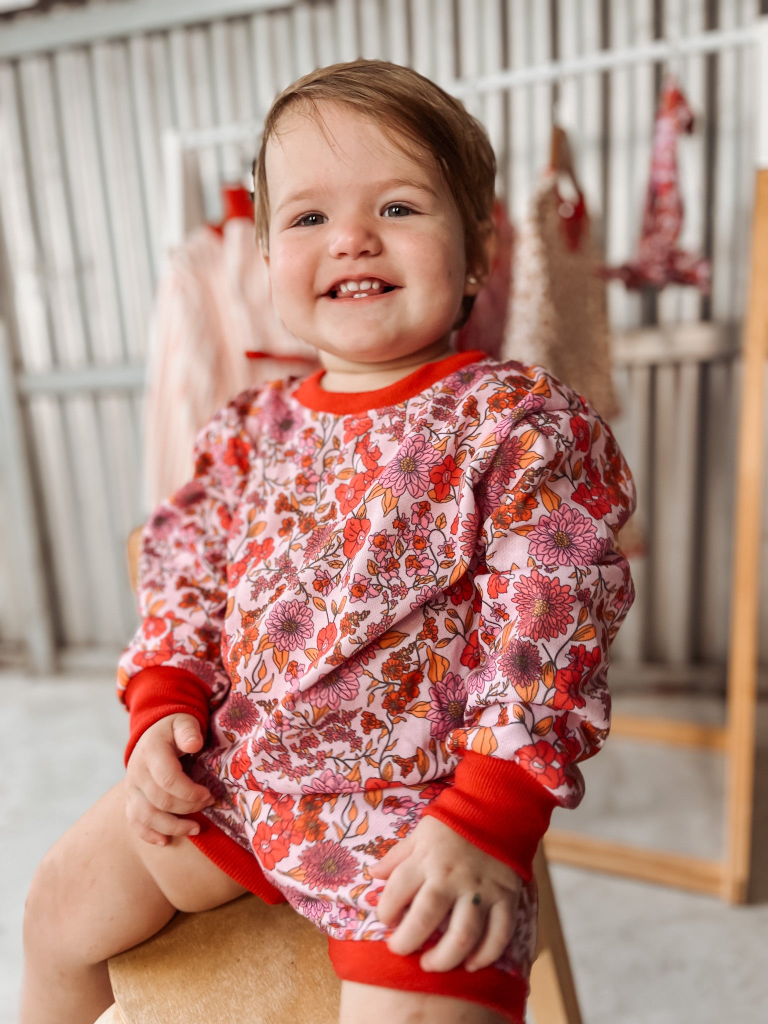 Pink Floral Oversized Lounge Set
