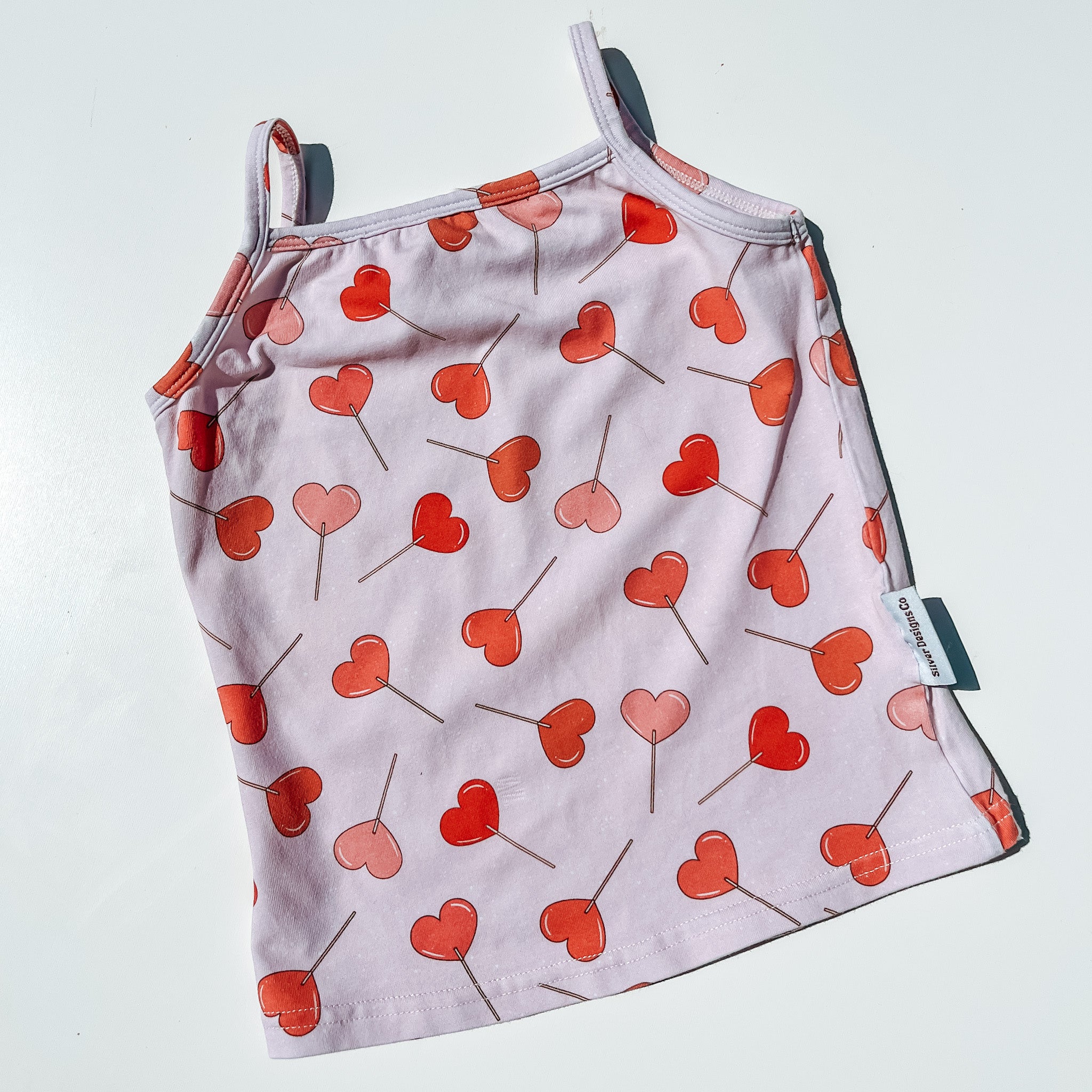 Valentines Strappy Singlet