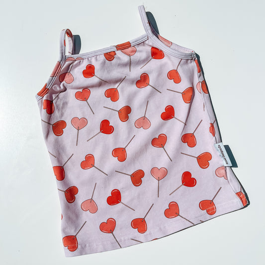 Valentines Strappy Singlet