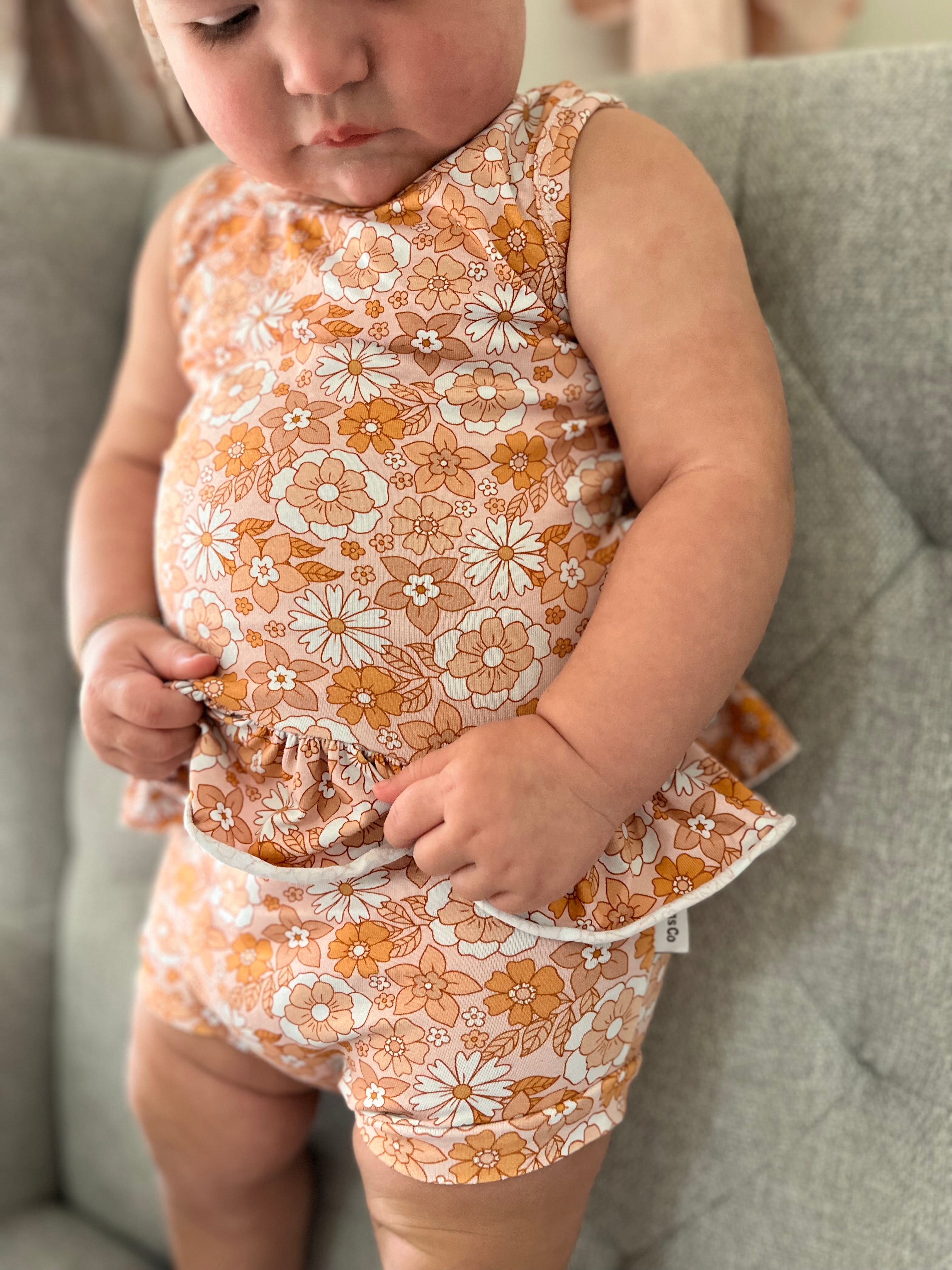 Lara Peplum Crop Top